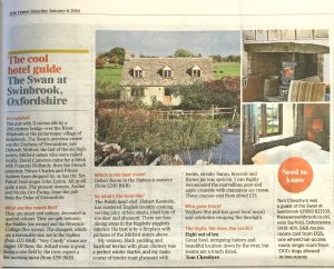 The Cool Hotel Guide - the Cotswolds, the Swan at Swinbrook, Oxfordshire