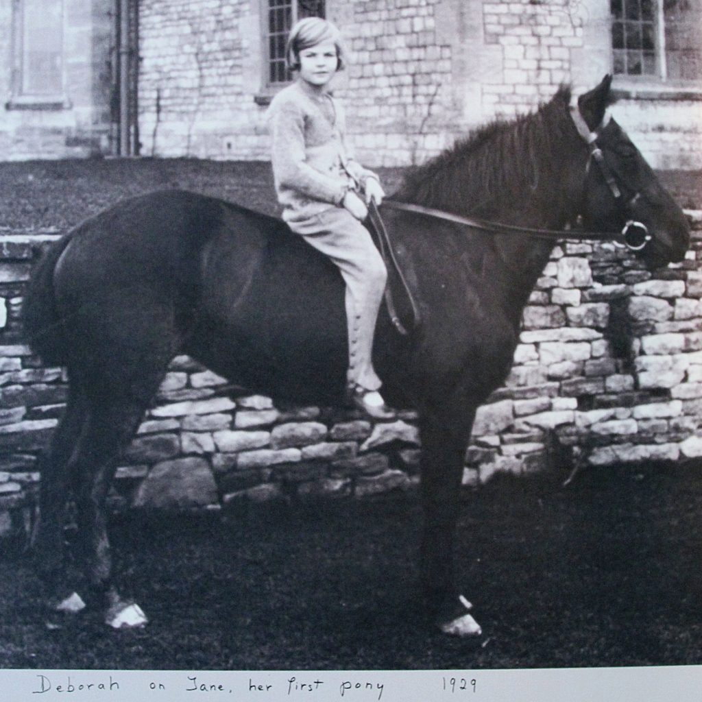 Deborah On Her First Pony 'Jane', Swinbrook, 1929